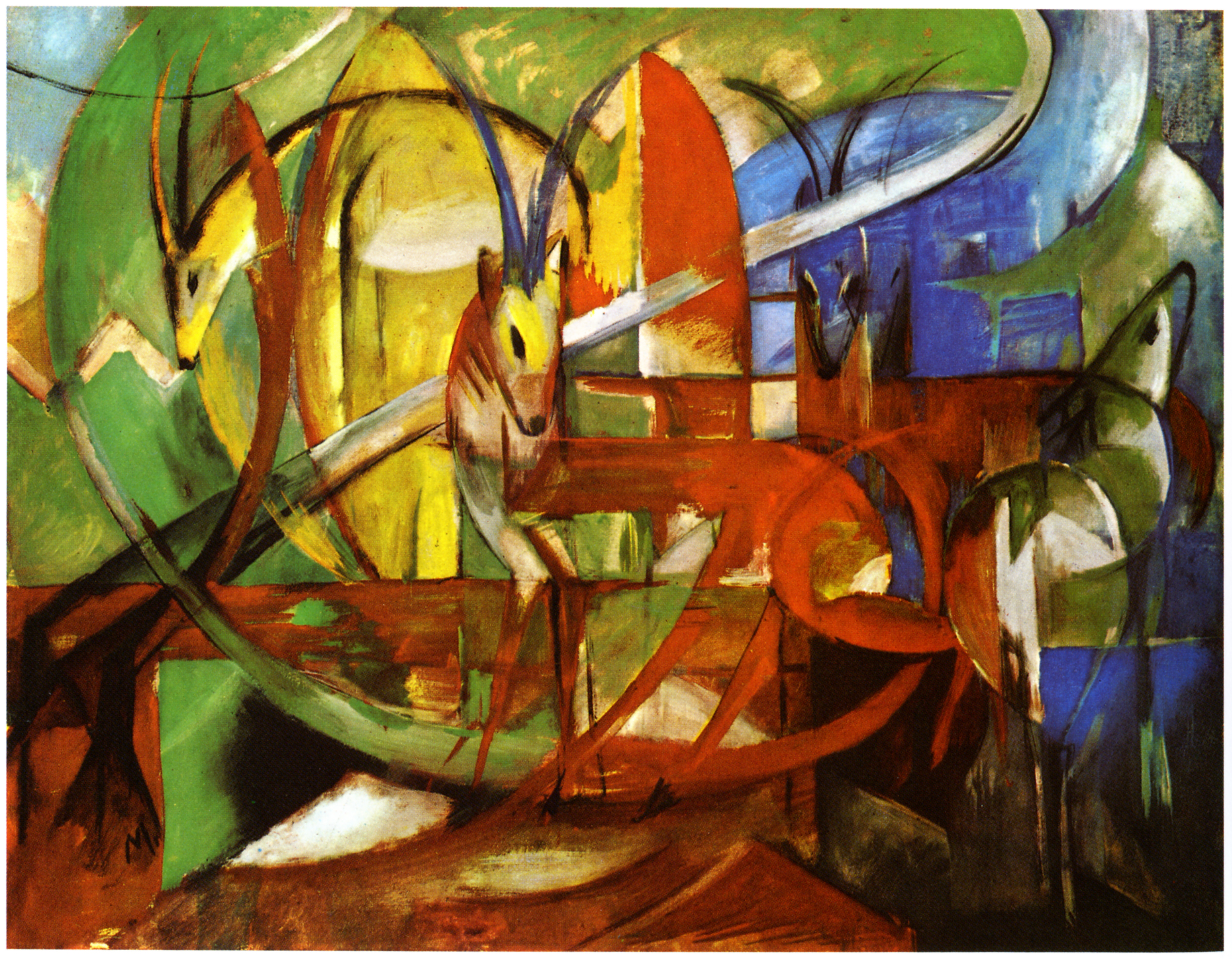 Franz Marc - Werke, Bilder und Gemälde