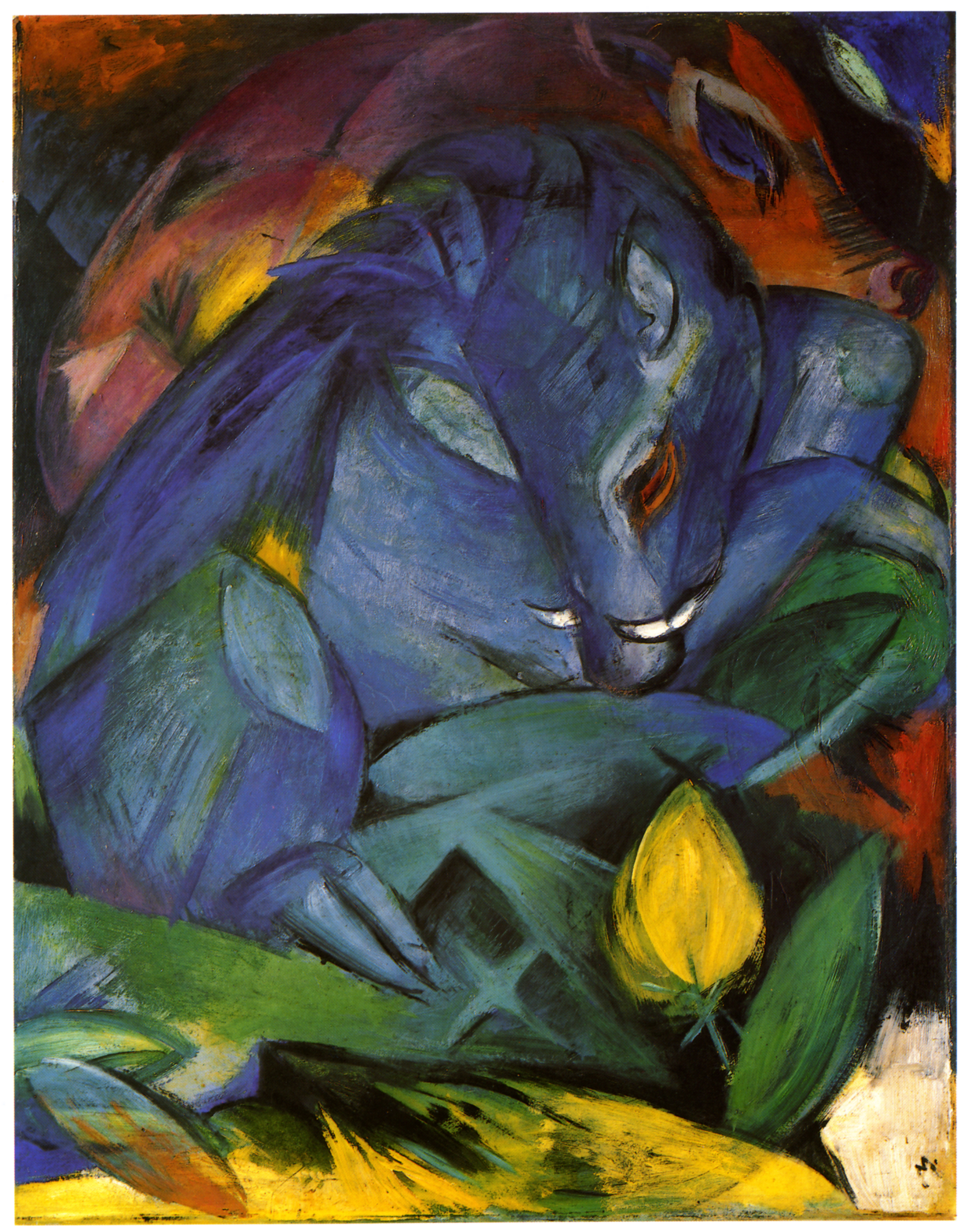 Resultado de imagen de Franz Marc Wildschweine