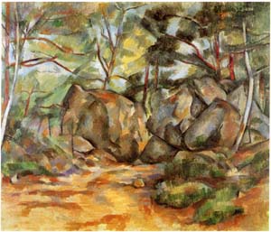 Felsen im Wald
