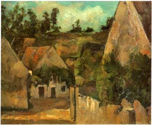 Kreuzung der Rue Rémy in Auvers-sur-Oise
