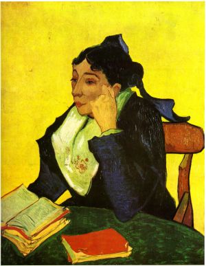 L'Arlésienne: Madame Ginoux mit Büchern