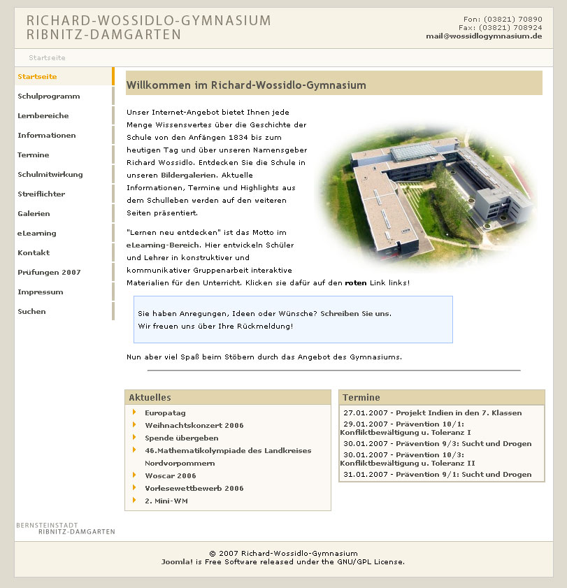 Beispiel Richard-Wossidlo-Gymnasium: normal