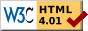 valid HTML 4.01