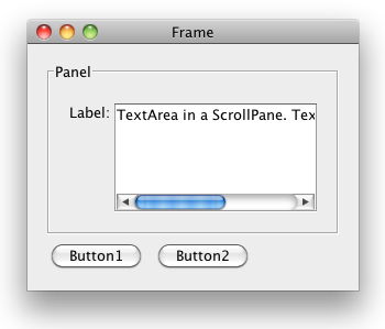 Composite Design Pattern GUI