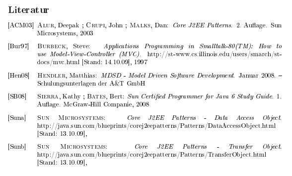 Ein BibTeX-Literaturverzeichnis