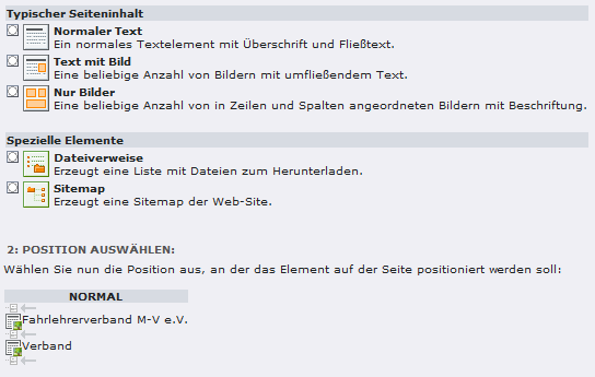 Neuer Seiteninhalt